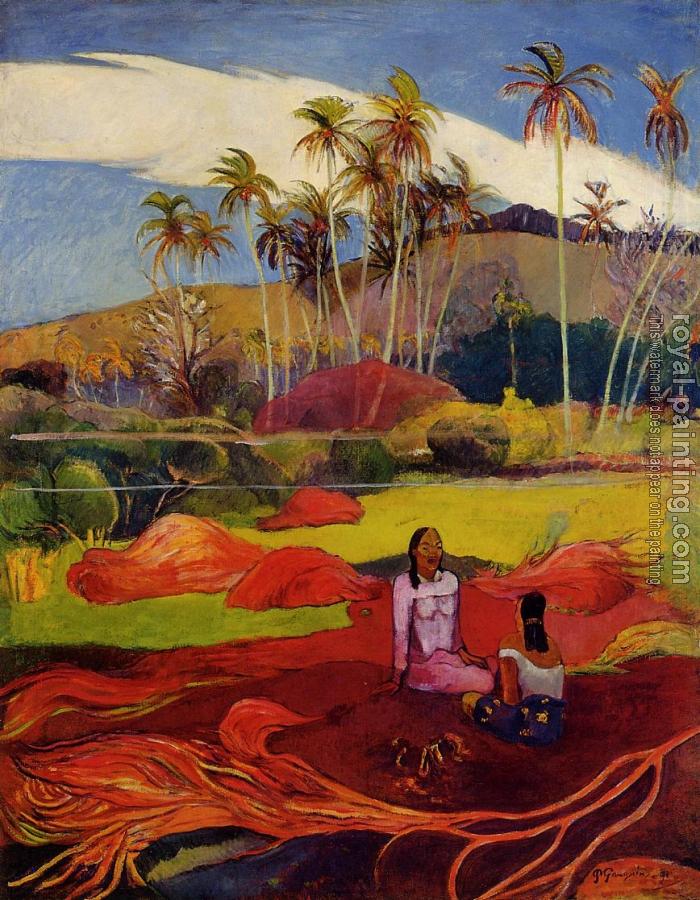 Paul Gauguin : Tahitian Women under the Palms